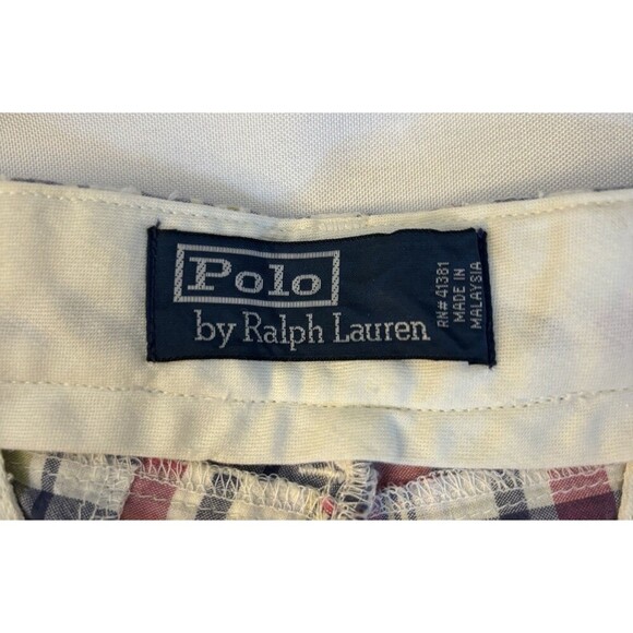 POLO RALPH LAUREN Madras Pastel Patchwork Plaid Shorts Men 35 Colorful Classic - Picture 2 of 11